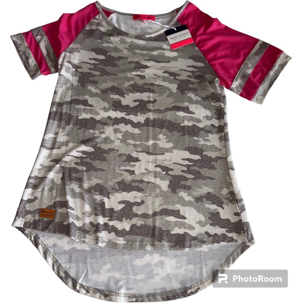 NWT Simply Southern Camo Shirt